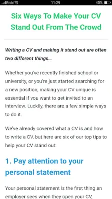 How To Write CV android App screenshot 4