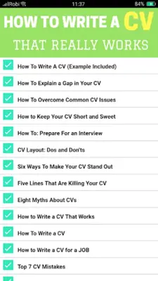 How To Write CV android App screenshot 6